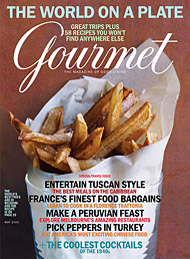 Gourmet Magazine – May 2009